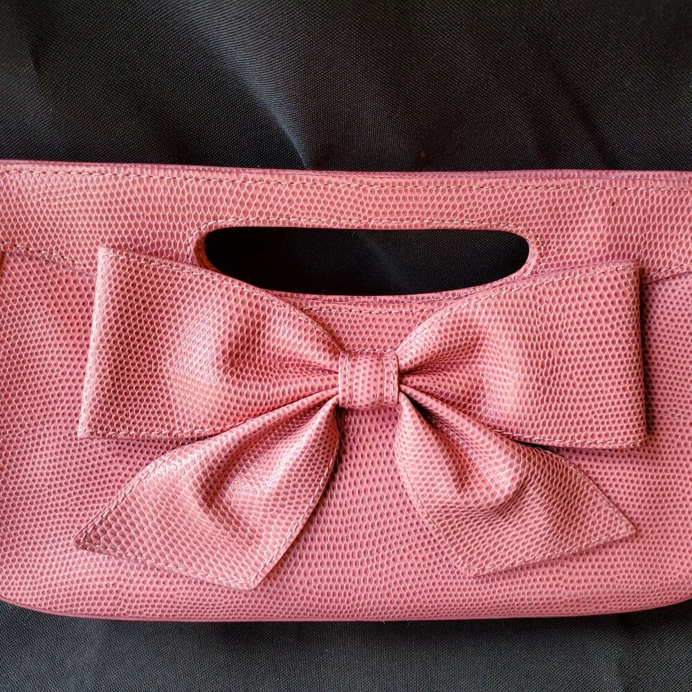 Isabella Fiore Kamila Bow Clutch Purse